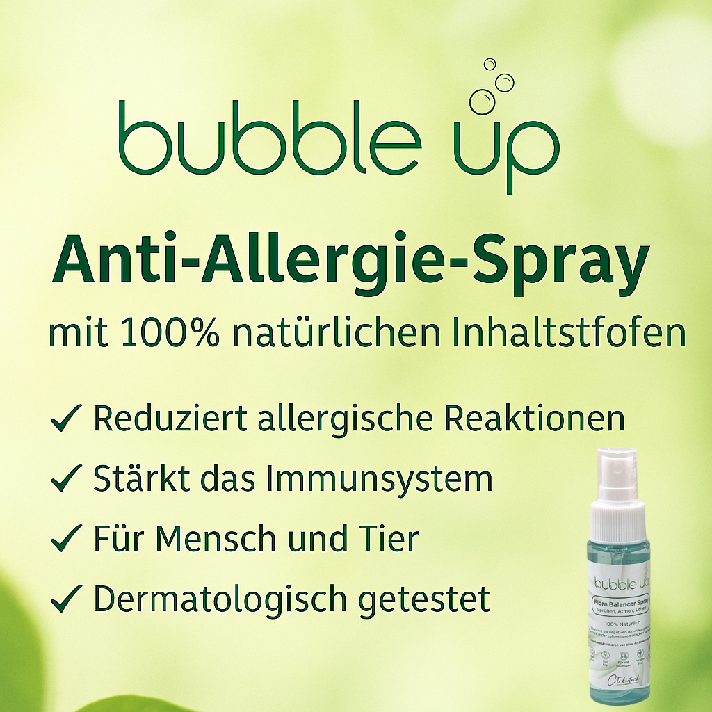 Bubble Up            "Das Spray für einen freien Atmen"